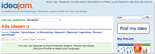 Image:IdeaJam: now also available in Dutch/Flemish